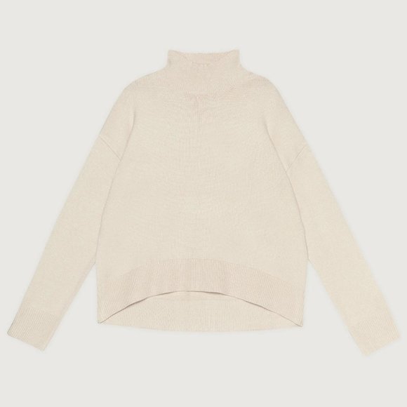 Oak and Fort White Turtleneck sweater - Picture 3 of 11